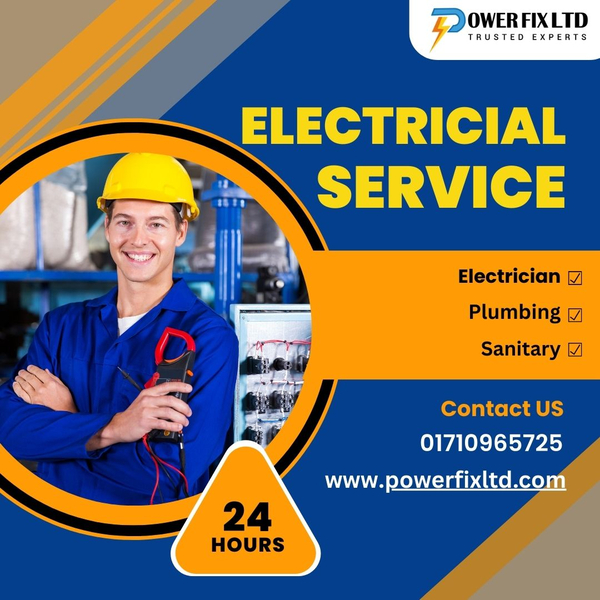 Cover photo of Power Fix Ltd – Expert Electricians & Plumbing Technicians in Dhaka.
